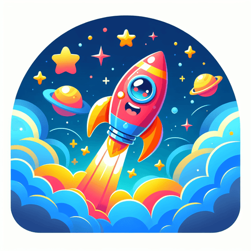 Funny Space Rocket Painting By Diamonds Kit