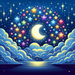 Bright Starry Sky Painting Diamond Kit