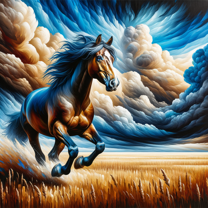 Majestic Horse Odyssey Paint By Color