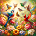 Colorful Birdsong Paint By Diamond