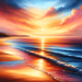 Breathtaking Ocean Sunset Diamond Painting