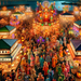 Odaiba Halloween Festival - Japan Painting By Diamonds Kit