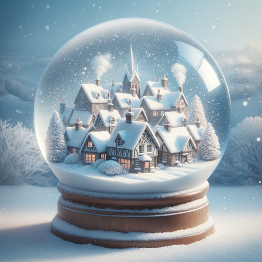 Winter Wonderland Snow Globe DIY Paint By Diamonds