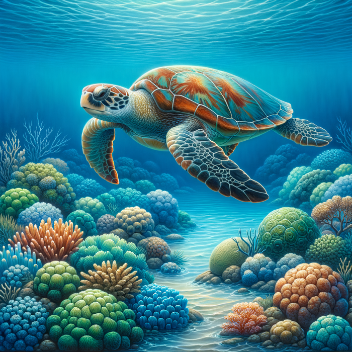 Turtle's Ocean Journey Diamonded Painting Kits