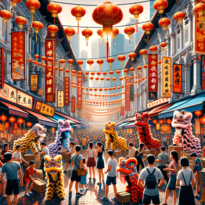 Chinese New Year - Singapore Diamond Painting