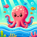 Friendly Octopus Paint By Diamonds