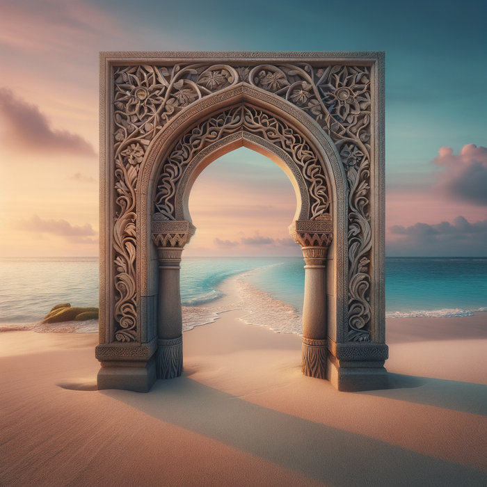 Mystic Ocean Gateway 5D DIY Paint By Diamond Kit