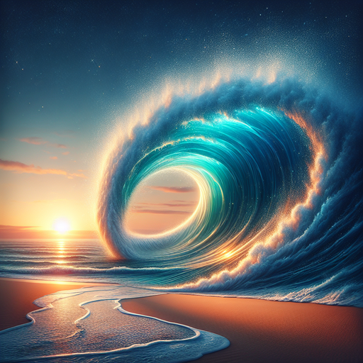 Serene Ocean Wave DIY Paint By Diamonds