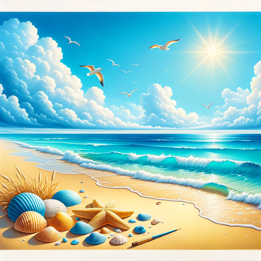 Sunny Beach Escape Diamonded Painting Kits