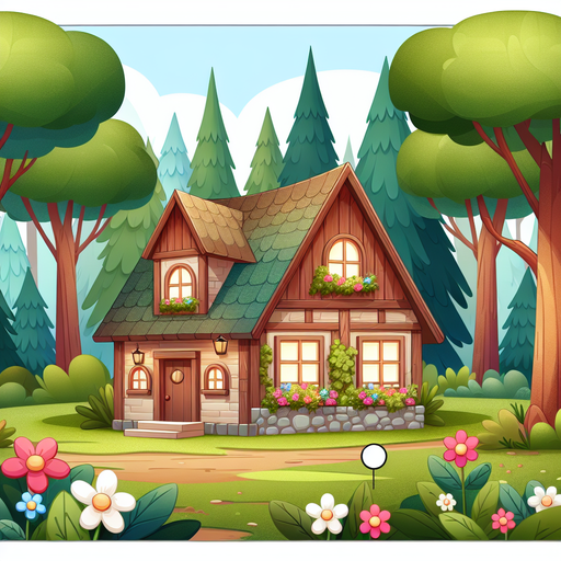 Cozy Cottage In The Woods Diamonded Painting Kits