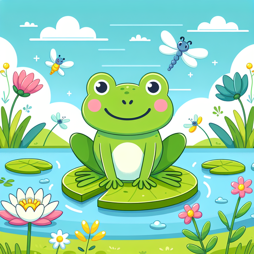 Happy Frog Painting By Diamonds Kit