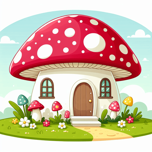 Merry Mushroom Cottage Paint By Diamonds