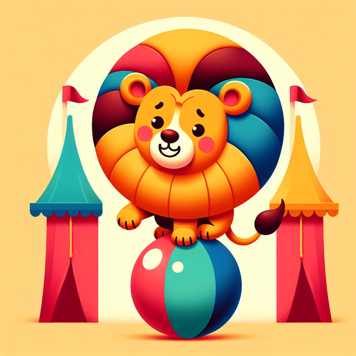 Circus Fun Lion Paint By Diamonds Kits