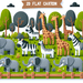 Cute Zoo Parade Painting By Diamonds Kit