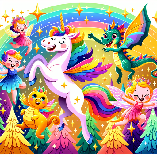 Whimsical Fantasy Friends Paint By Diamonds