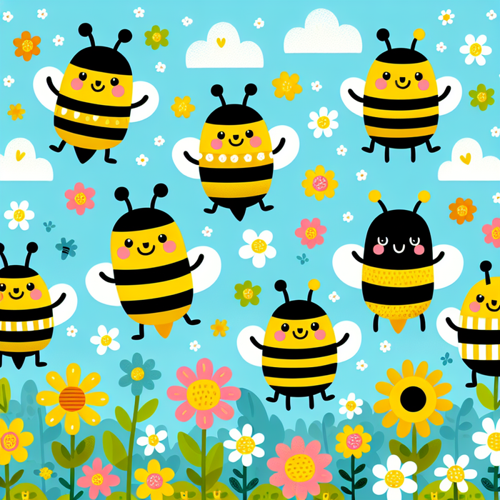 Bright Bumblebees Paint By Diamonds