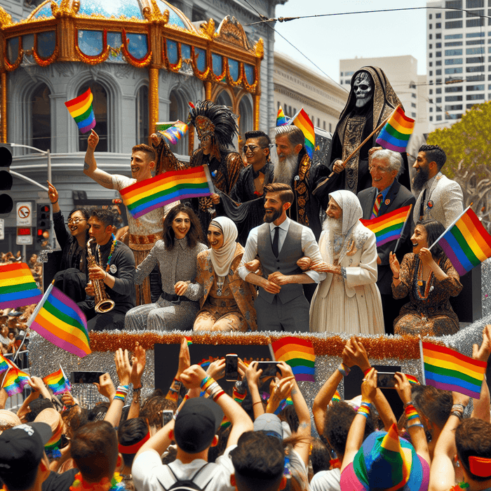 San Francisco Pride Parade DIY Paint By Diamonds