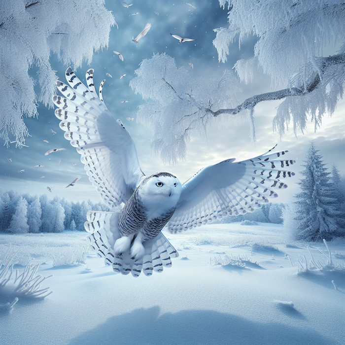 Snowy Owl Enchantment Paint By Diamonds