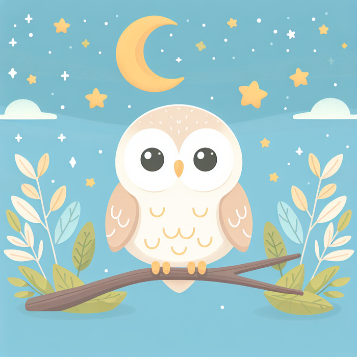 Gentle Owl Painting Diamond Kit