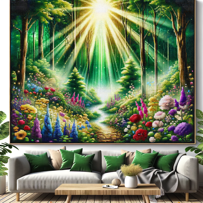 Mystic Forest 5D DIY Paint By Diamond Kit