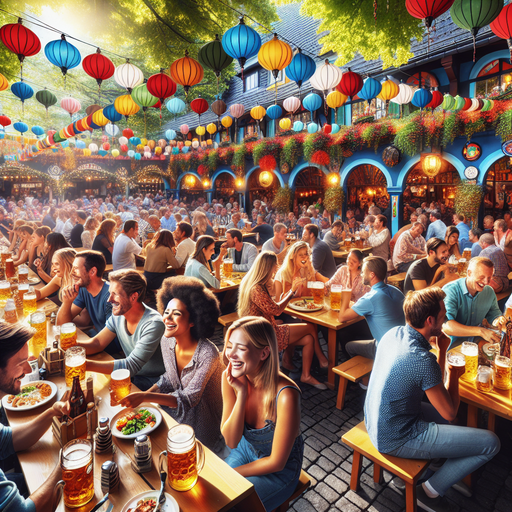 The Beer Garden Festival Diamond Painting