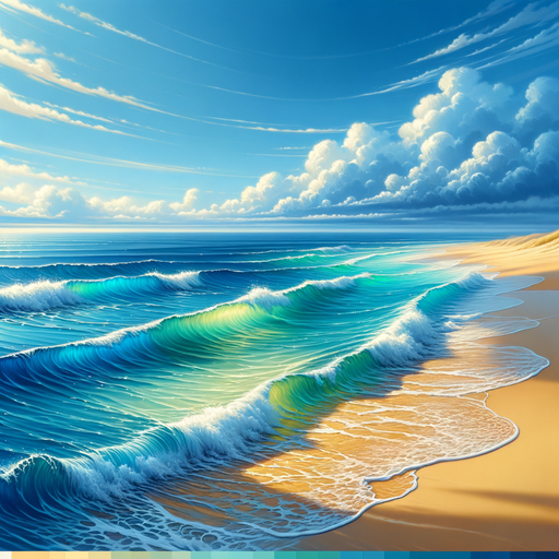 Waves Of Serenity Paint By Diamond