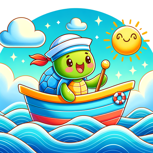 Sailing Turtle Painting Diamond Kit