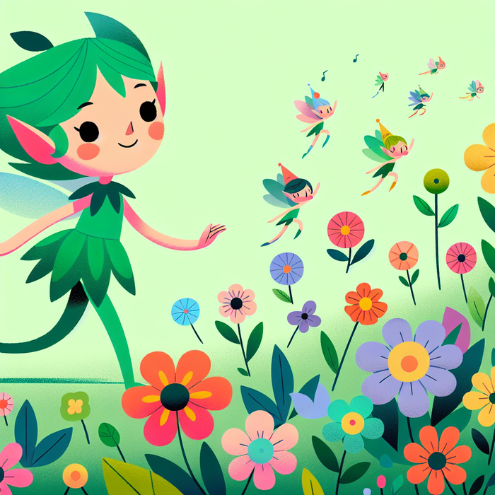 Garden Pixie's Blossom Parade Paint By Diamonds Art