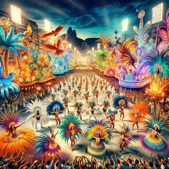 Carnival - Rio De Janeiro Paint By Color