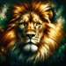 Majestic Lion's Gaze Paint By Diamonds