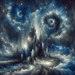 Cosmic Night Sky Painting By Diamonds Kit