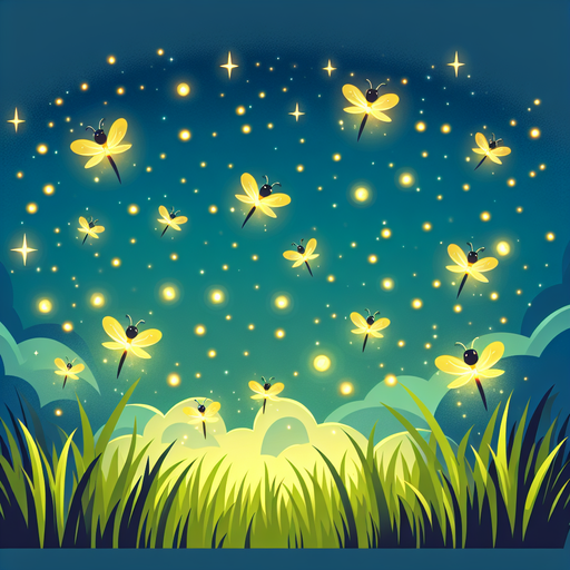 Glowing Fireflies' Night Dance Paint By Diamonds Kits