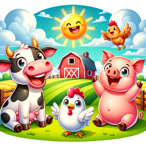 Sunny Farm Day Paint By Diamonds Kits