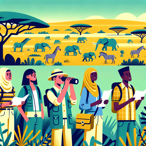 Wild Safari Trek Painting Diamond Kit