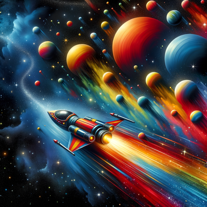 Adventures In Space Paint By Diamonds Art