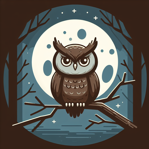 Wise Old Owl's Night Paint By Diamond