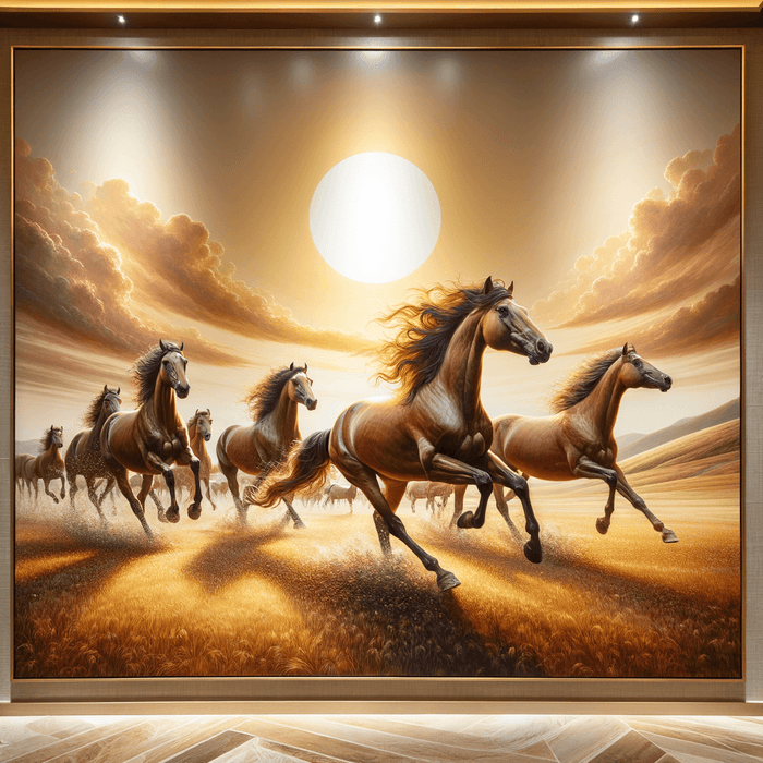 Majestic Horses DIY Paint By Diamonds