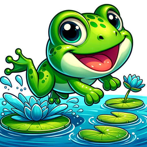 Jumpy Frog DIY Paint By Diamonds