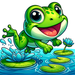 Jumpy Frog DIY Paint By Diamonds