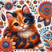 Curious Cat Creations Painting By Diamonds Kit