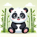 Happy Panda Painting By Diamonds Kit
