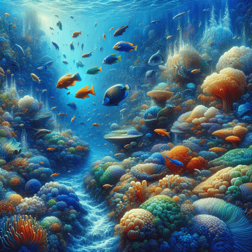 Aquatic Wonders Paint By Diamonds Art