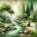 Meditative Zen Garden Paint By Color