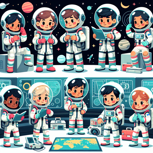 Astronauts In Training DIY Paint By Diamonds