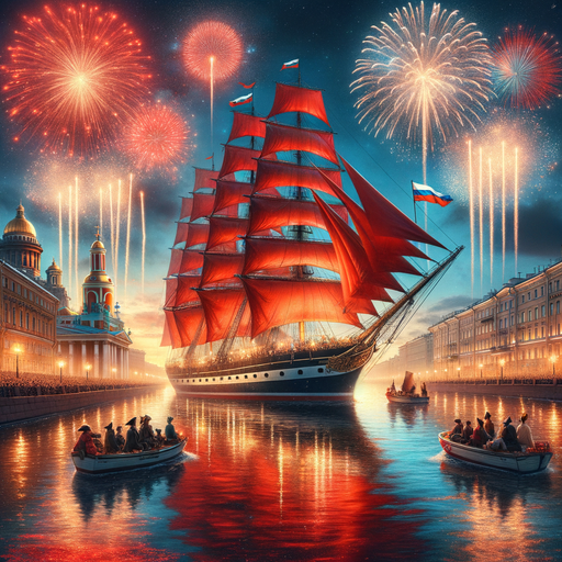 White Nights Festival - Saint Petersburg, Russia Painting By Diamonds Kit