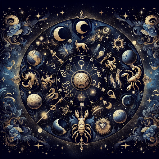 Celestial Zodiac Signs Paint By Color