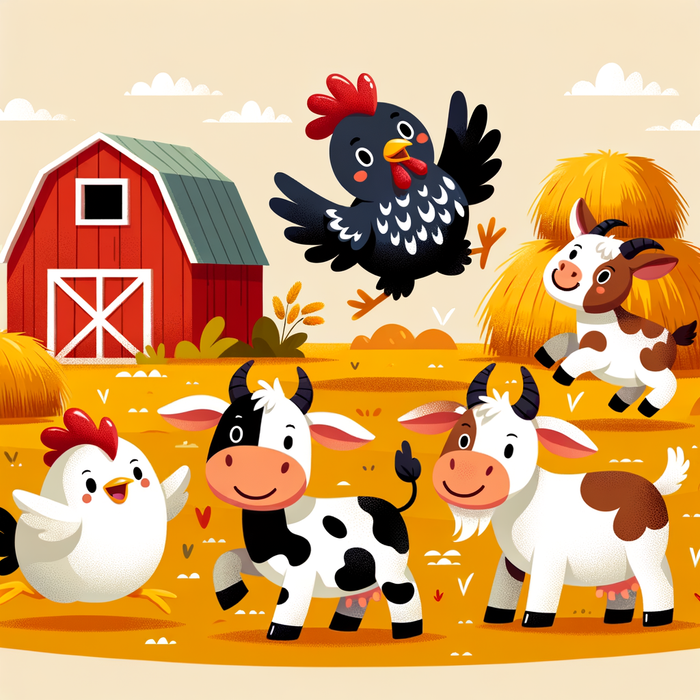 Silly Farmyard Shenanigans Paint By Diamonds