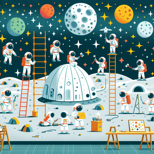 Lunar Colony Exploration Paint By Diamonds