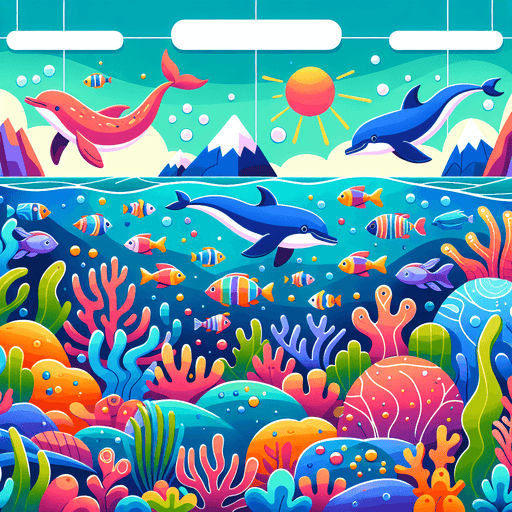Marine Life Mural Diamond Painting