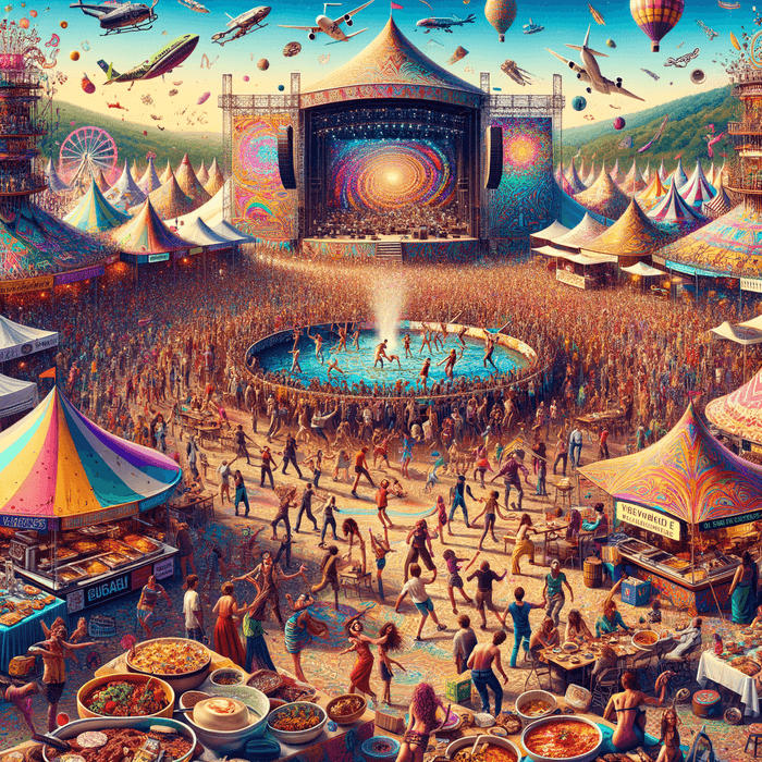 Bonnaroo Music And Arts Festival Painting Diamond Kit